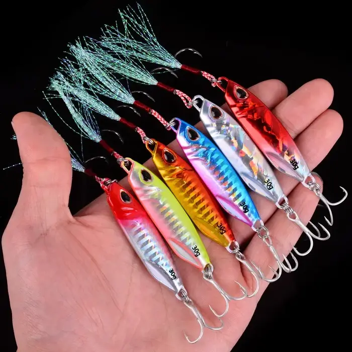 2023 Japen métal moulé gabarit cuillère 10/15/20/30/40g rivage coulée gabarits poisson bar de mer le