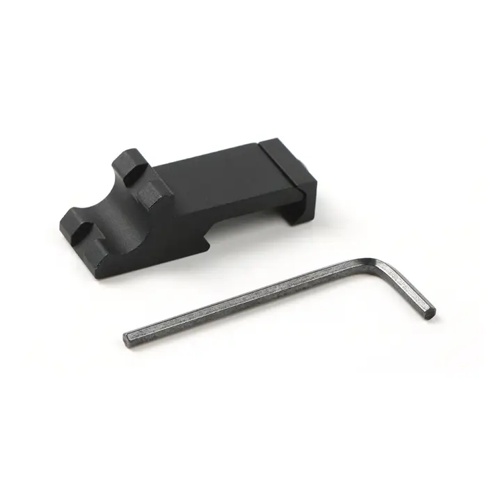 Adaptateur latéral décalé d'angle de 45 degrés RTS 20mm, Rail Picatinny, lampe de poche tactique, po
