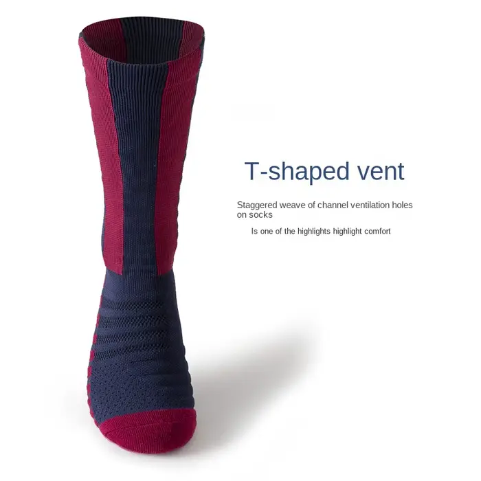 Nouvelle paire de chaussettes d'équipe de football pour homme, sportives, respirantes, antidérapantes et confortables pour entraînement et matchs