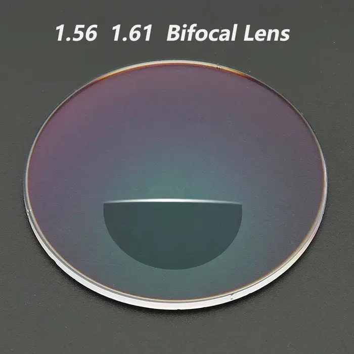 1.56 lentilles bifocales ressemble loin et près aucune Zone aveugle lentilles de Prescription optiqu