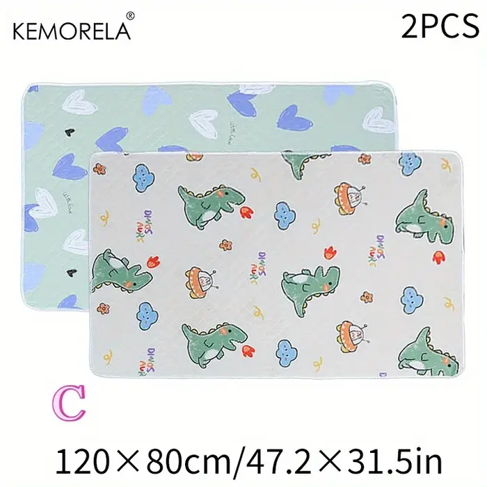 Coussinets d'urine lavables pour chien, 2 pièces, tapis d'entraînement réutilisable pour chien, tapi