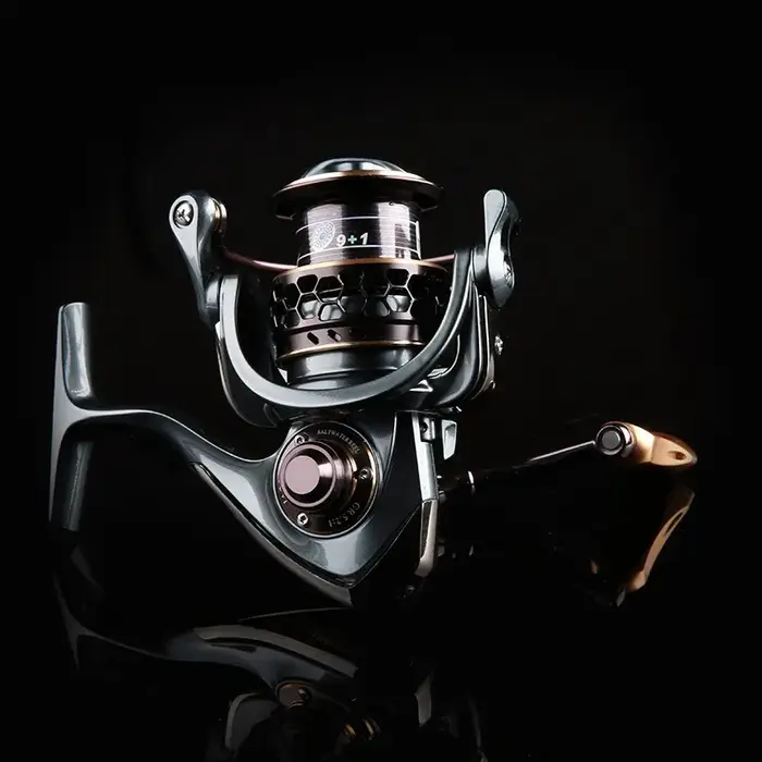 TSURINOYA-Moulinet de pêche à la carpe en acier inoxydable, bobine rotative à double bobine, 9 + 1BB
