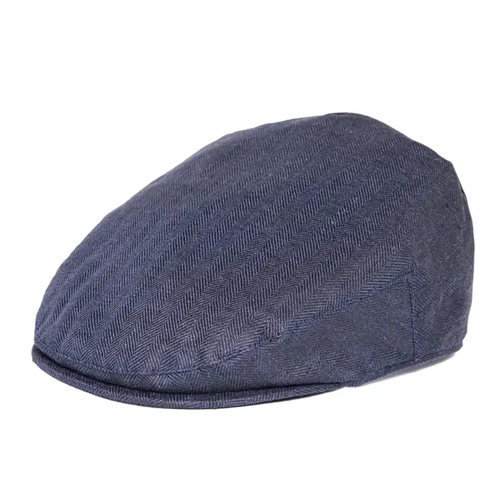 BOTVELA 100% lin casquette plate hommes femmes chevrons casquettes de gavroche conduite Bunnet Ivy c