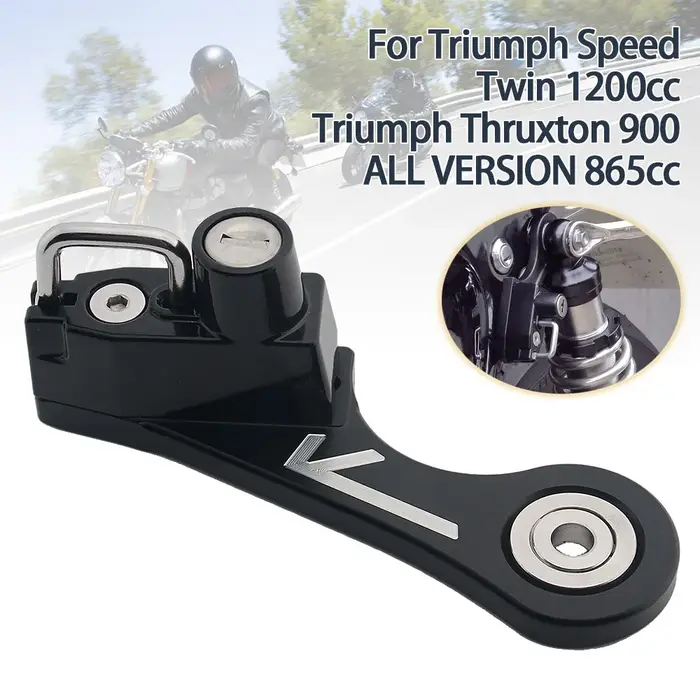 Kit de verrouillage de casque de moto
