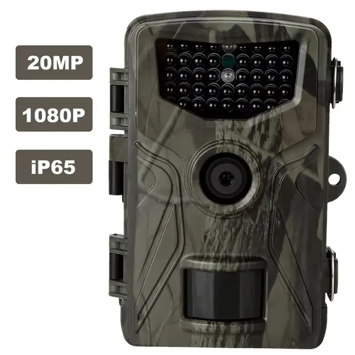 Caméra de chasse 20MP 1080P HC804A avec vision nocturne infrarouge pour le suivi de la faune et la s