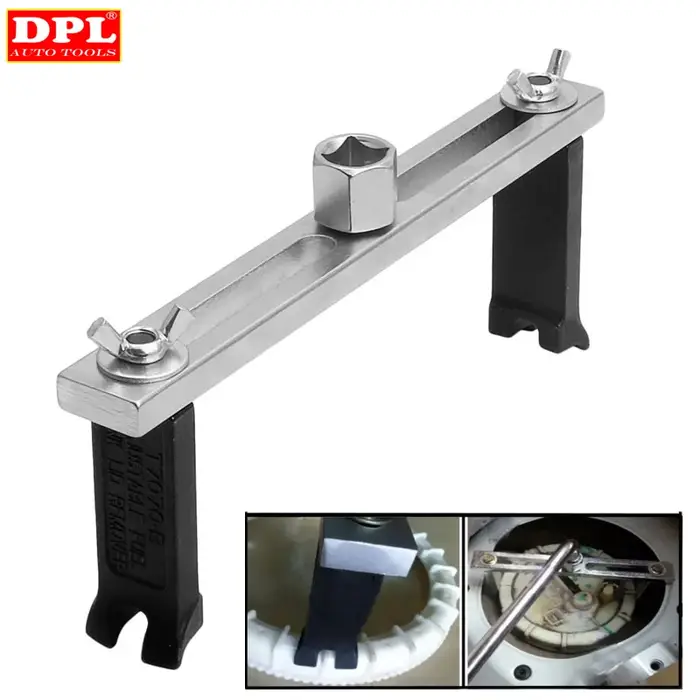 Clé de démontage de couvercle de pompe à carburant, outil de clé de dissolvant de couvercle de réser