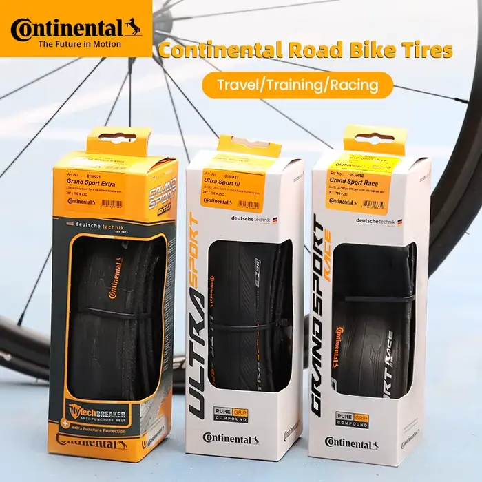 Pneus de vélo de route Continental ULTRA Sport III et GRAND Sport, vitesse de course 700 × 25C/28C, 
