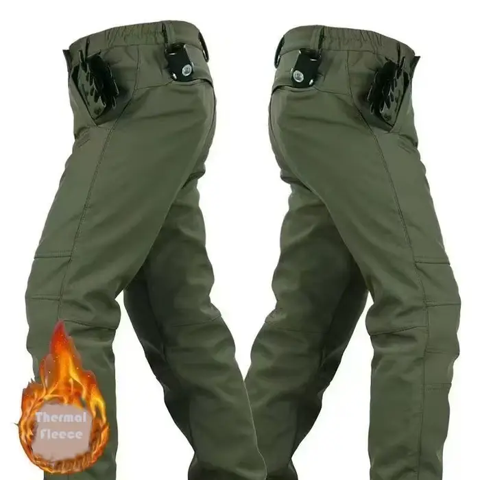 Pantalon cargo tactique militaire imperméable chasse hiver automne chaud randonnée camping