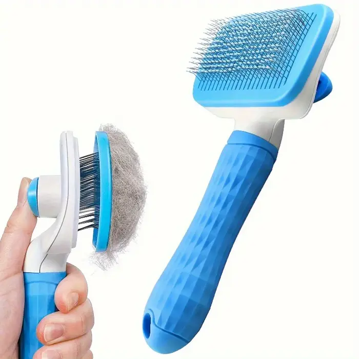 1 brosse à autonettoyer pour chat et chien, brosse de beauté douce pour la peau des animaux, pour l'
