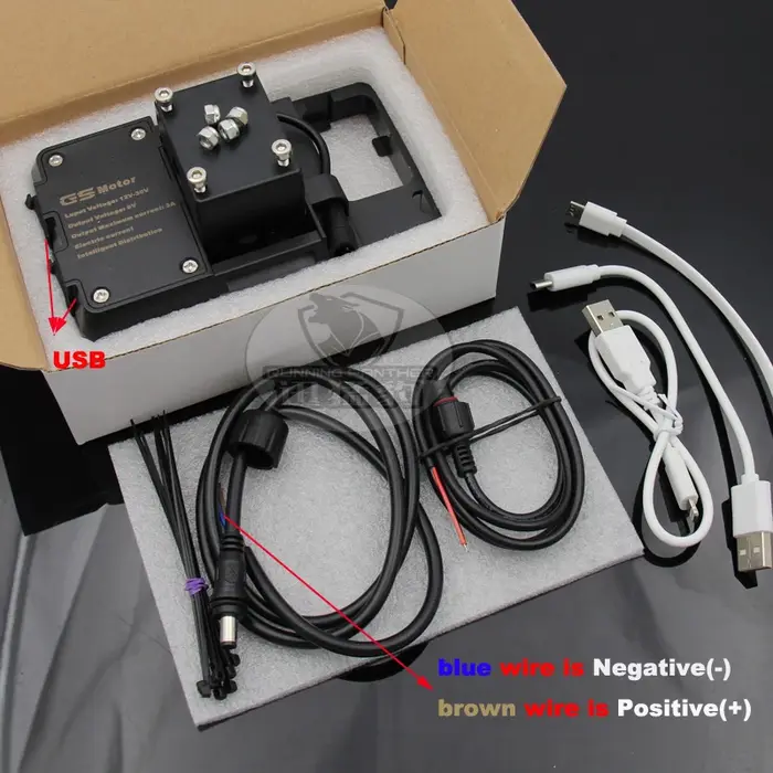 Support de Navigation pour moto BMW R1200GS LC & Adventure, R1250GS S1000XR R1200RS, chargeur USB, s