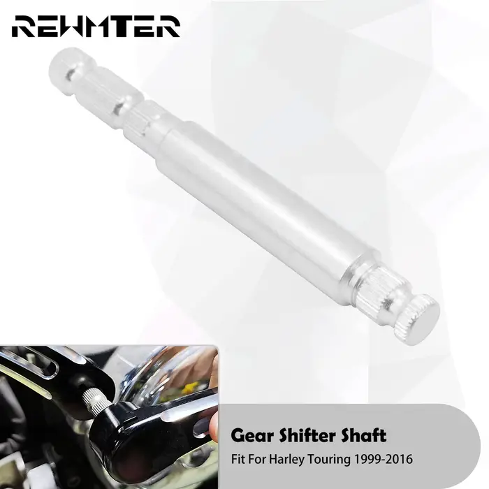 Levier de vitesse intérieur en acier allié argenté pour moto, pour Harley Touring Road King Electra 