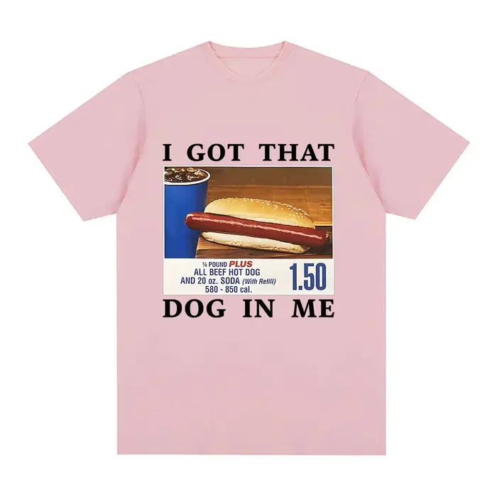T-shirt drôle HotDog Meme pour hommes