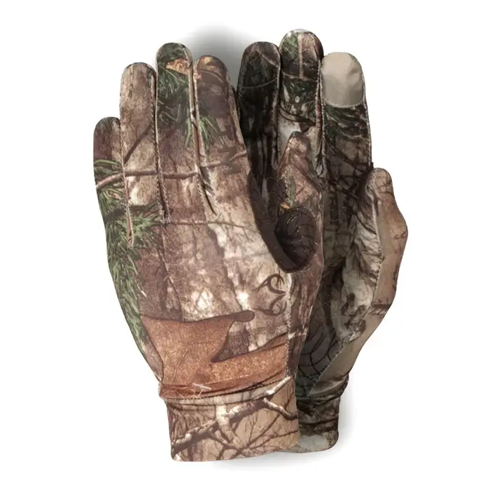 Gants d'été fins multifonctions tactiles camouflage pour chasse, pêche et équitation - Anti-dérapant