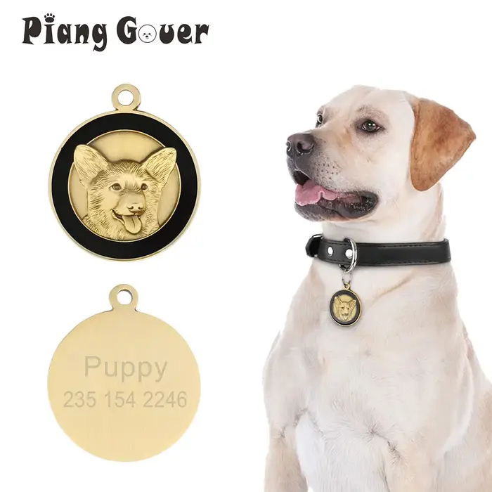 Étiquette de chien personnalisée