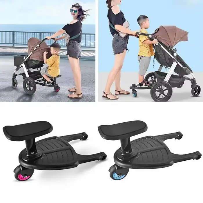Adaptateur de pédale de poussette pour enfants, accessoire de poussette, remorque auxiliaire pour de
