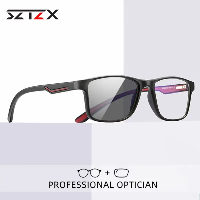 SZTZX nouvelles lunettes de lecture photochromiques TR90 mode Anti-lumière bleue lunettes optiques m