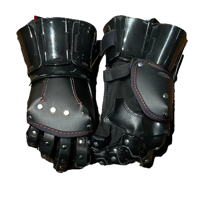 Gants tactiques une main avec gantelets acier - Équipement protection entraînement combat et sparring