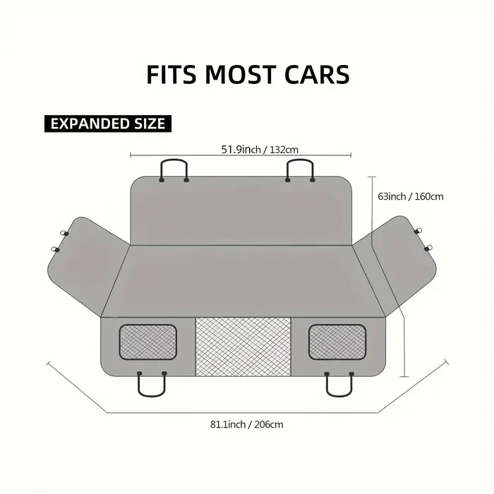 Housse de siège de chien housse de siège de voiture pour animaux de compagnie, housse de siège imperméable pour animaux de compagnie hamac anti-rayures antidérapant Durable doux housses de siège arriè