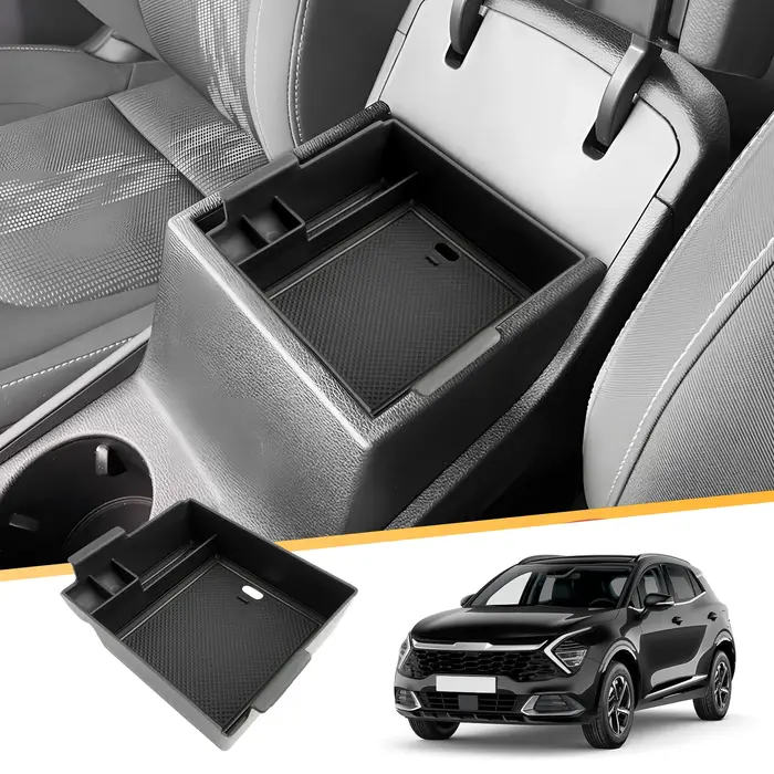 LFOTPP Boîte de rangement pour accoudoir de voiture pour Kia Sportage NQ5 2022-2025 Boîte de rangeme