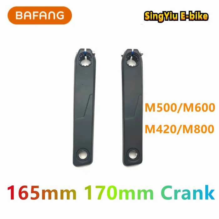 BAFANG – pédalier Central en alliage d'aluminium, E-BIKE mm, 165mm, M600/M500/M420/M800, nouvelle Ve