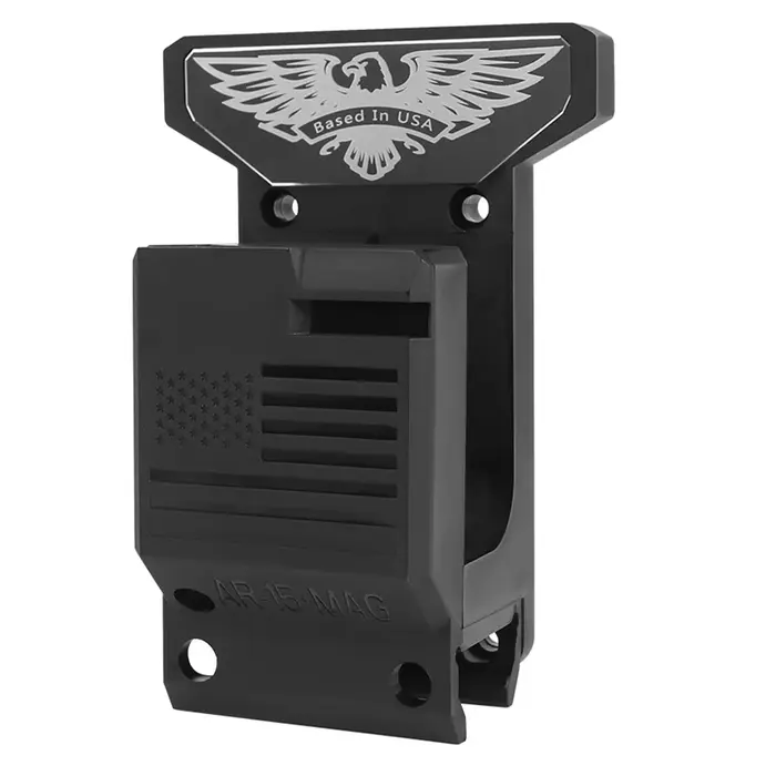 Support mural pour fusil AR avec porte-chargeur, support d'affichage horizontal/vertical pour fusil 