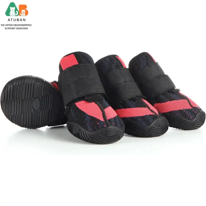 Chaussures pour chien, bottes respirantes en maille pour la marche, la course et la randonnée, semel