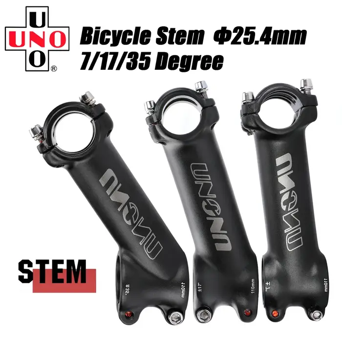 UNO 25.4mm tige vtt vélo guidon tige 7 17 35 degrés ultraléger vtt puissance vélo Table montagne rou
