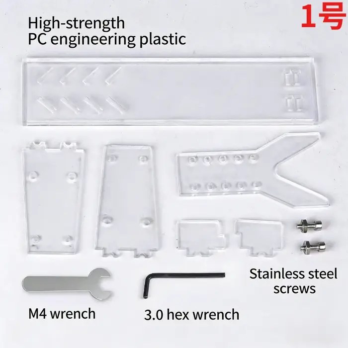 Support de présentation réglable pour fusils, support transparent pour armes à feu jouets, accessoir