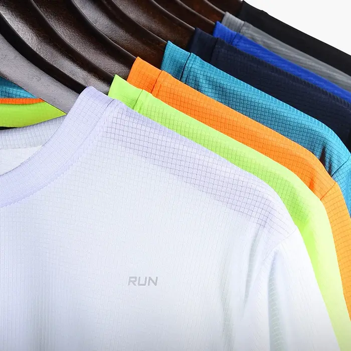 Été hommes séchage rapide course musculation chemises Sport gymnase t-shirt