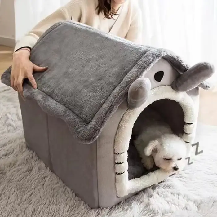 Lit de Style maison pour chien toutes saisons