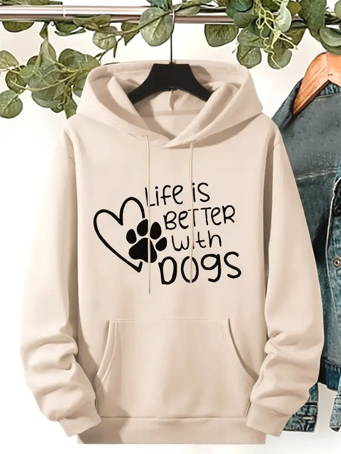 Sweatshirt mignon imprimé en polyester pour femmes, décontracté et confortable, idéal pour les sports d'hiver et les sorties automnales