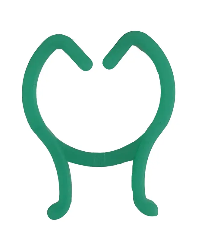 Clips pour plantes de jardin en forme de papillon vert, pince à boucle à levier M, paquet de 100