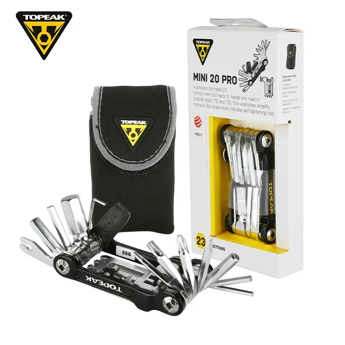 Outil multifonction pour vélo TOPEAK, outil de réparation miniature portable pour vélo, kit de clés,