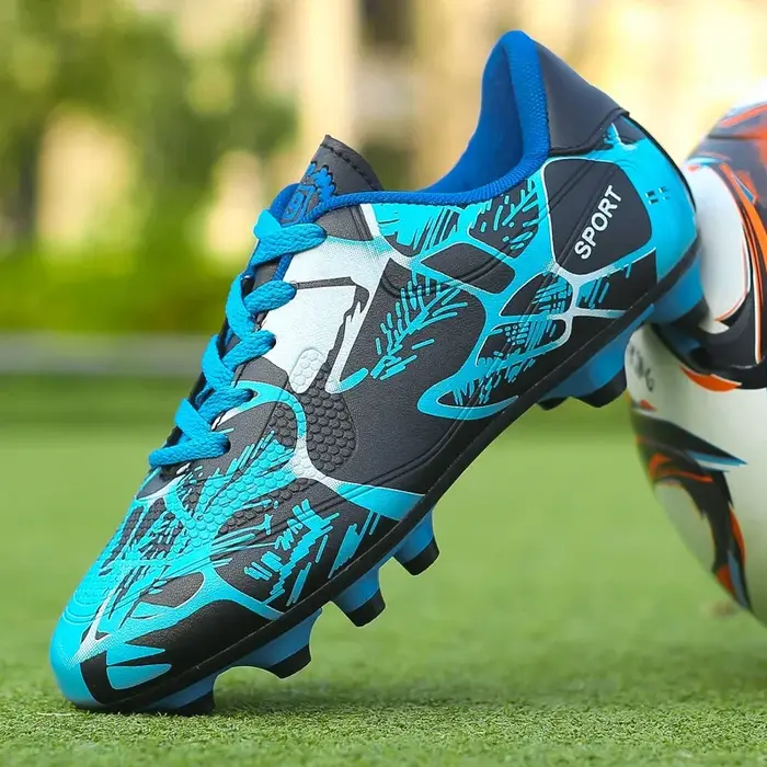 Chaussures de football coordonnantes ultralégères pour hommes et enfants, bottes de football profess