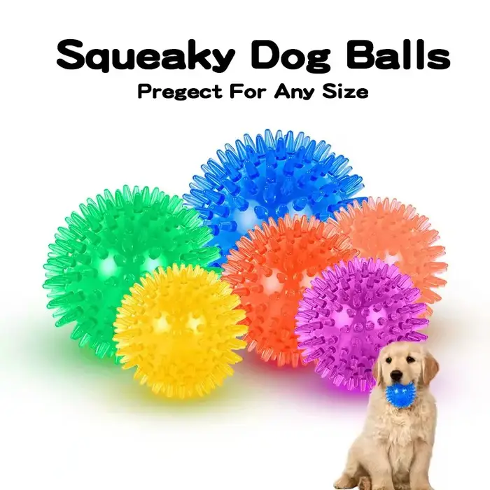 Boule à mâcher pour chien à pointes grinçantes TPR