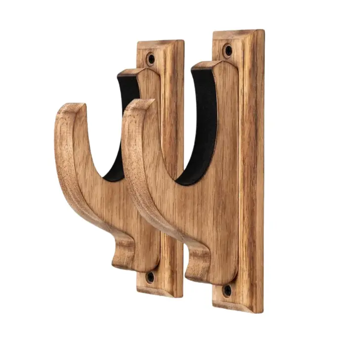 Support mural en bois pour armes à feu, pour la maison, fusil de chasse, épée, arc, présentoir fixe,