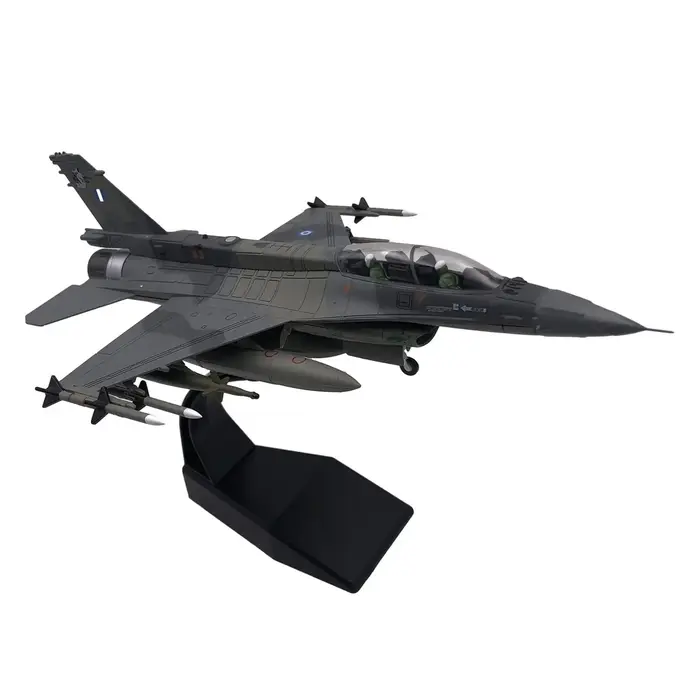 Modèle d'avion de Simulation 1:72 F16, modèle d'avion rétro pour étagère de meuble TV