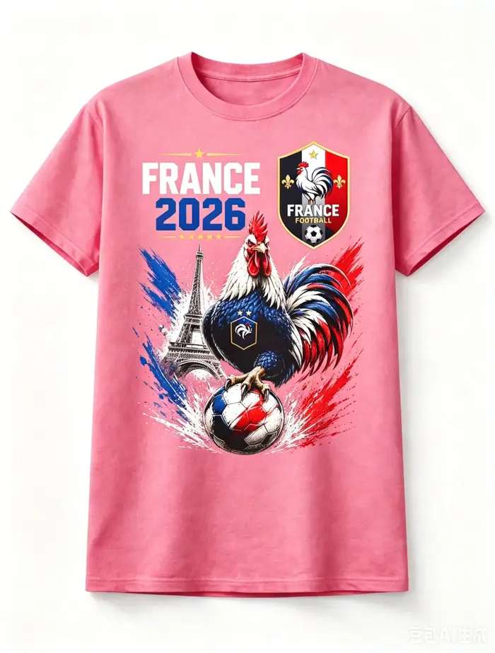 Nouveau maillot de l'équipe de football de France 2026, édition spéciale, t-shirt de sport décontrac