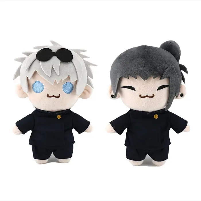 Animaux en peluche et peluche Gojo Saturo Geto Suguru Jujutsu Kaisen Cosplay peluche mignon doux acc