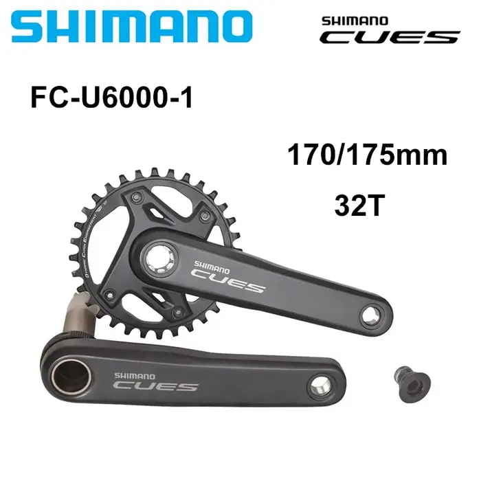 SHIMANO CUES FC-U6000-1 poignard 2 pièces 1x1 0/10/9 vitesses 170MM 175MM 30T 32T support inférieur 