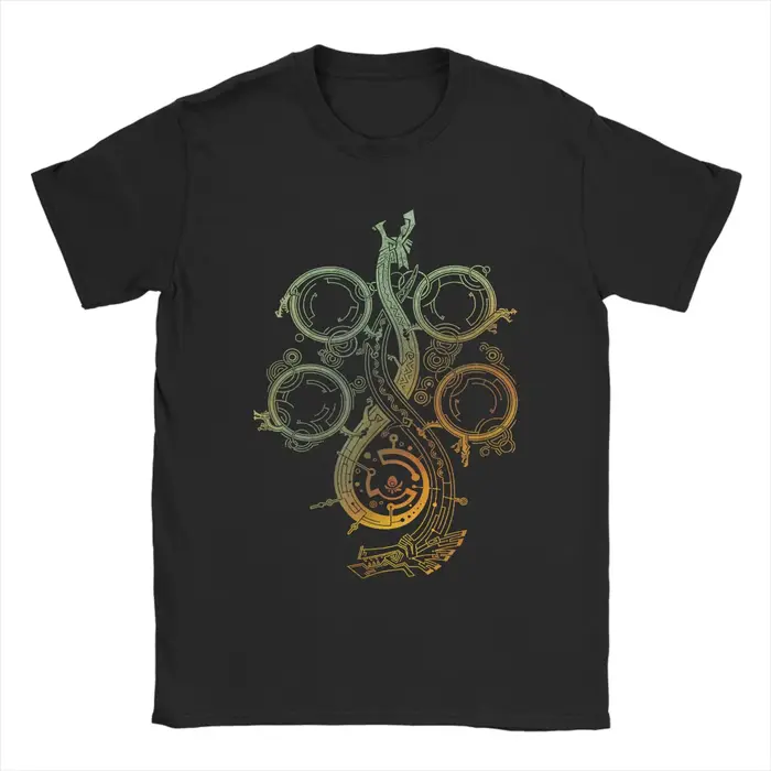 Monster Hunter Wilds symbole t-shirts hommes coton nouveauté T-Shirt col rond jeu vidéo t-shirts à m