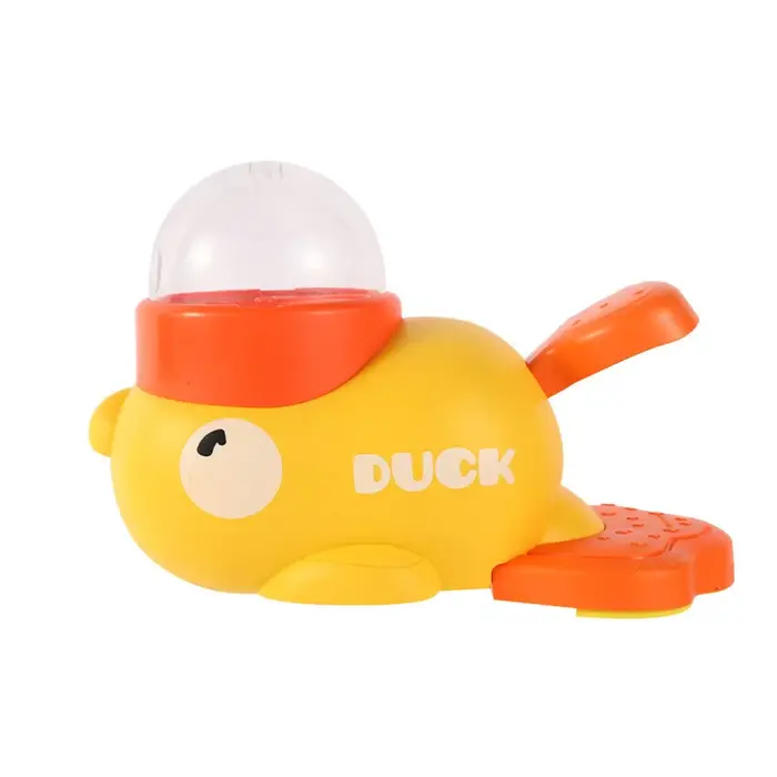 Chien, chat, mangeoire pour animaux de compagnie, petit canard jaune, machine d'alimentation pour ch