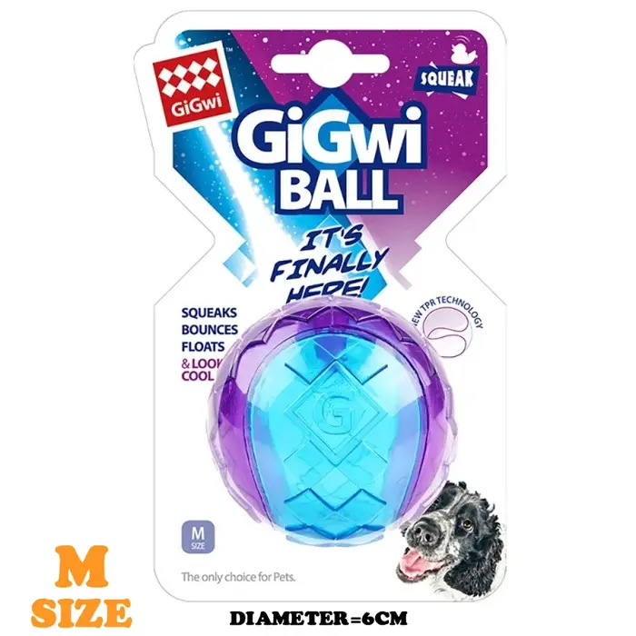 Jouets pour animaux de compagnie Gigwi ballon interactif pour chien série G-Ball balles grinçantes j