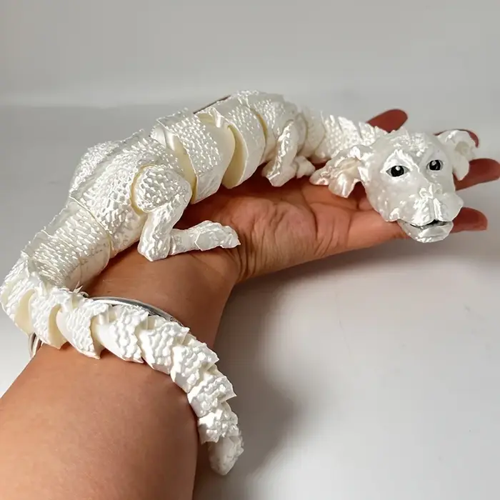 Dragon de chien imprimé en 3d, articulé rotatif, modèle de Simulation de mobilité articulée, ornemen