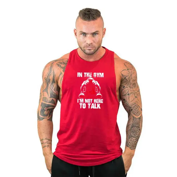 Débardeur homme été marque gym entraînement fitness t shirt décontracté respirant confortable coupe ample fraiche