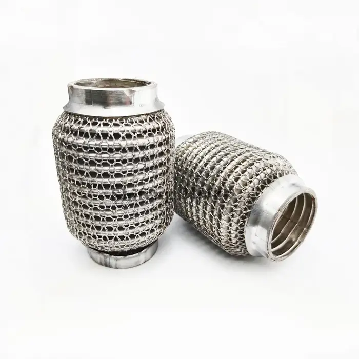 Longueur 102mm acier inoxydable 304 tuyau flexible Tube d'échappement soufflet coupleur flexible ave