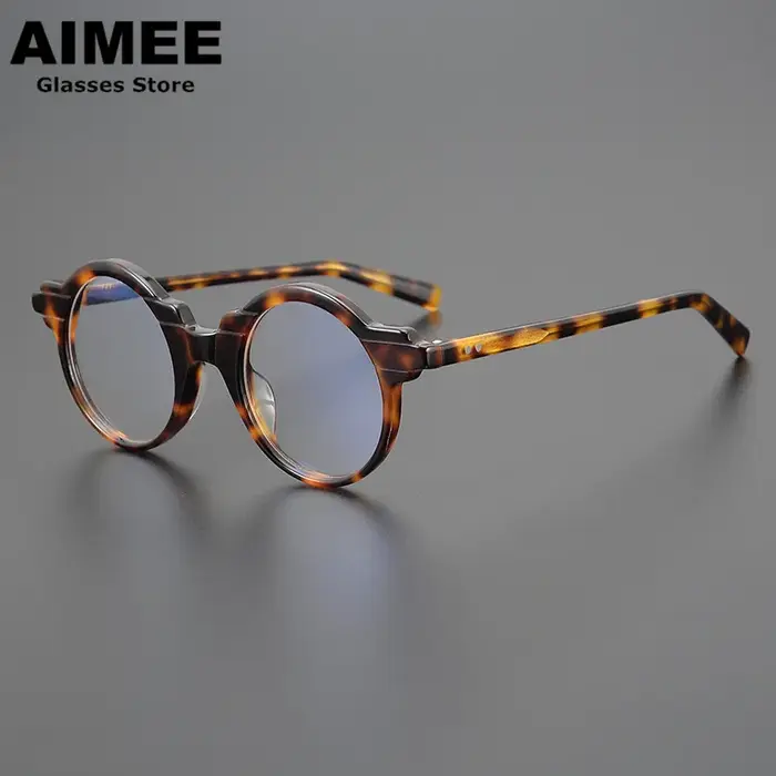 Lunettes en acétate faites à la main pour hommes et femmes, lunettes optiques de personnalité, lunet