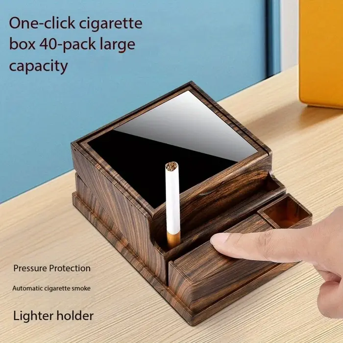 Boîte à cigarettes automatique rétro