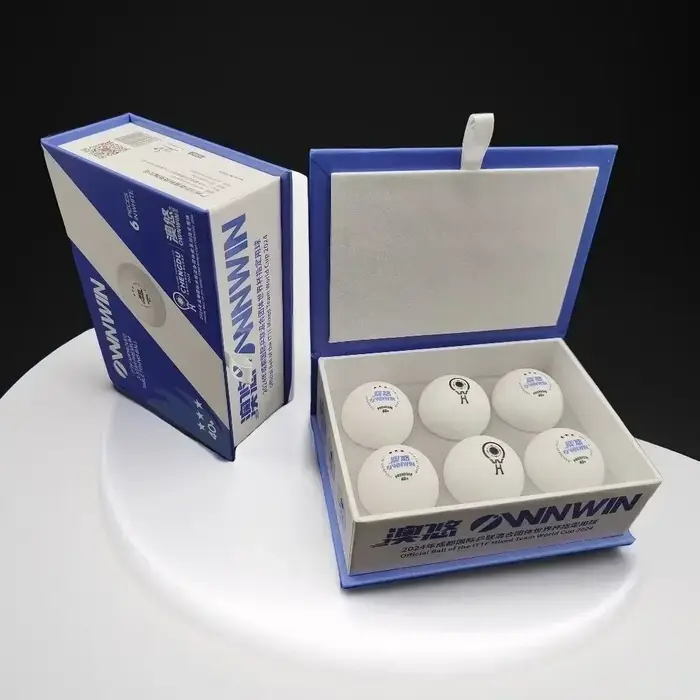 Balles de tennis de table originales 2024, balles officielles de l'ITTF, balles de ping-pong mixtes 