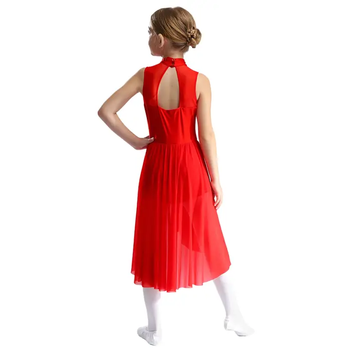 Robe de Patinage Artistique pour Fille, Tenue Contemporaine de brevLyrique, Vêtement de Performance 